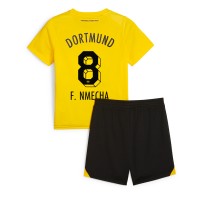 Camisa de Futebol Borussia Dortmund Felix Nmecha #8 Equipamento Principal Infantil 2023-24 Manga Curta (+ Calças curtas)
